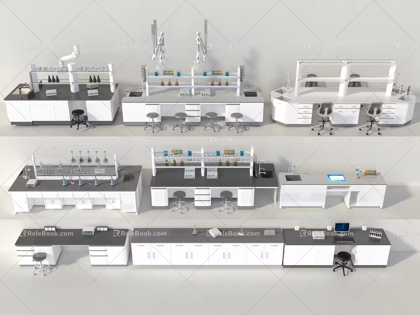 Test bench 3d model
