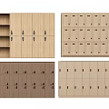 Various Styles Of Modern Wooden Wardrobe With Storage Doors And Shelves In Light Dark Wood