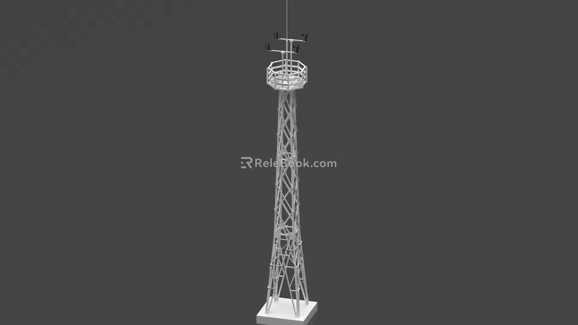 meteorological monitoring 3d model