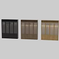Modern Dark Wooden Wardrobe With Mesh Doors And Decorative Balls For Home Decor