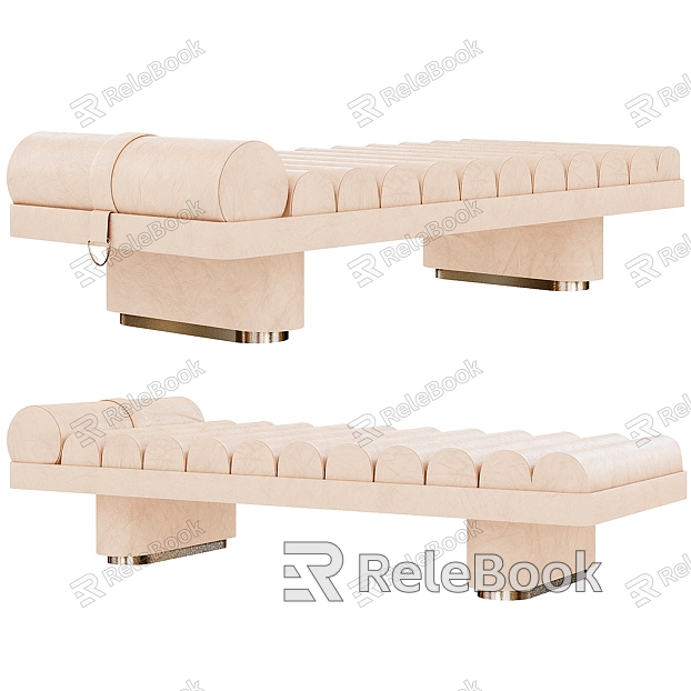 Modern sofa stool chaise model