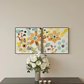 Modern Hanging Picture Combination 3d model