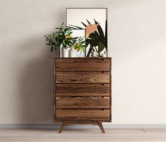 Nordic Decorative Cabinet 3d model