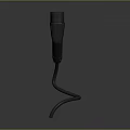 Black Electric Vehicle Charging Gun With Flexible Cable And Modern Design
