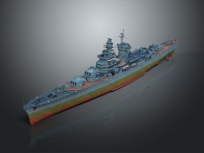 Modern Warship Ship Warship 3d model