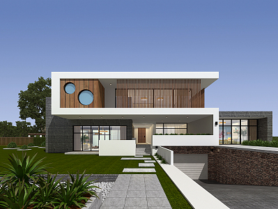 Modern Villa 3d model