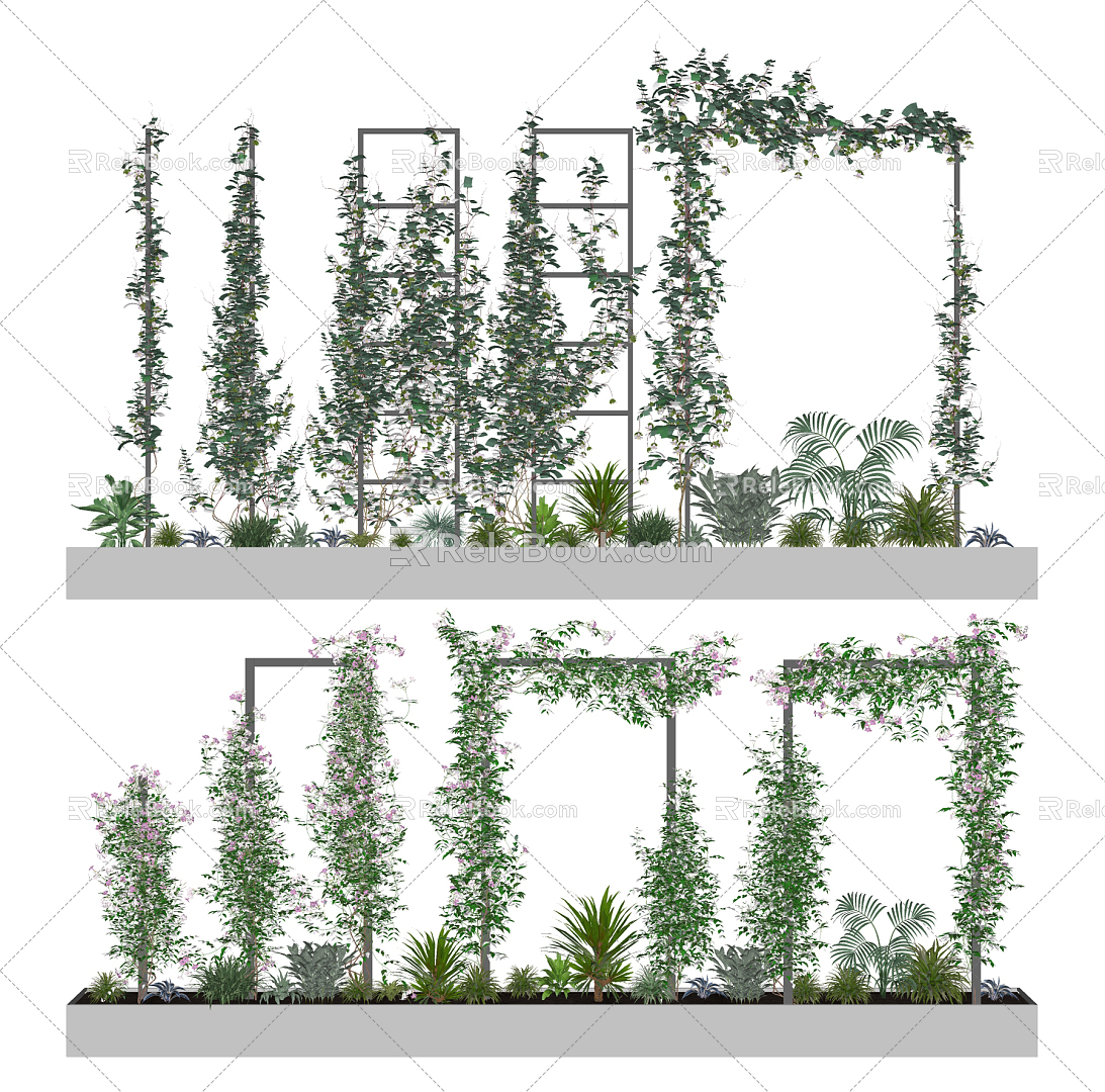 Modern Vine 3d model