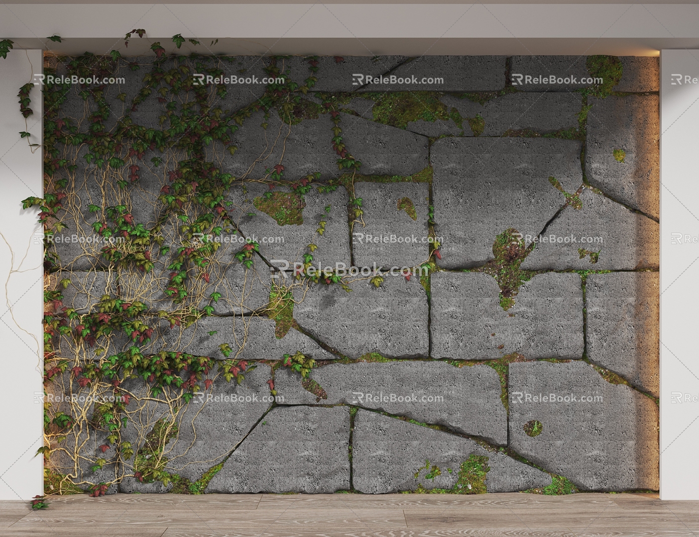 Plant wall 3d model