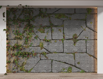 Plant wall 3d model