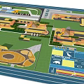 Fire Fighting Access Area Layout Design For Building Safety And Emergency Access 3d model