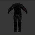 Essential Tactical Life Supplies With Black Design Multiple Pockets Red Logo