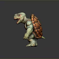 Turtle Cartoon Turtle Snapping Turtle Chickbill Turtle Reptile Cold Blooded Animal Reptile Class 3d model