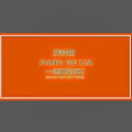 Vibrant Orange Background Wall With White Border And Decorative Text Design 3d model