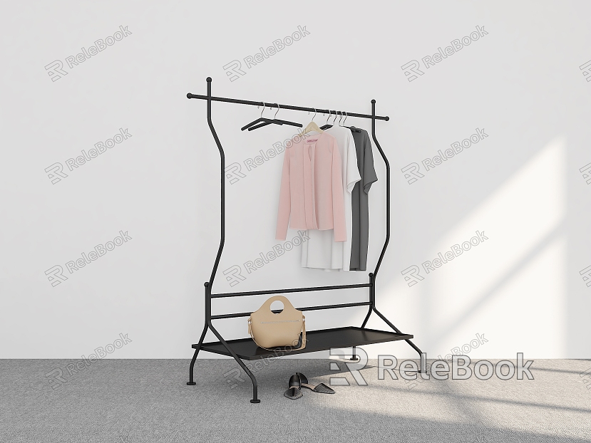 Hanger Hanger Ornaments Floor Hanger Coat Rack Storage Hanger Hanger Storage Rack model