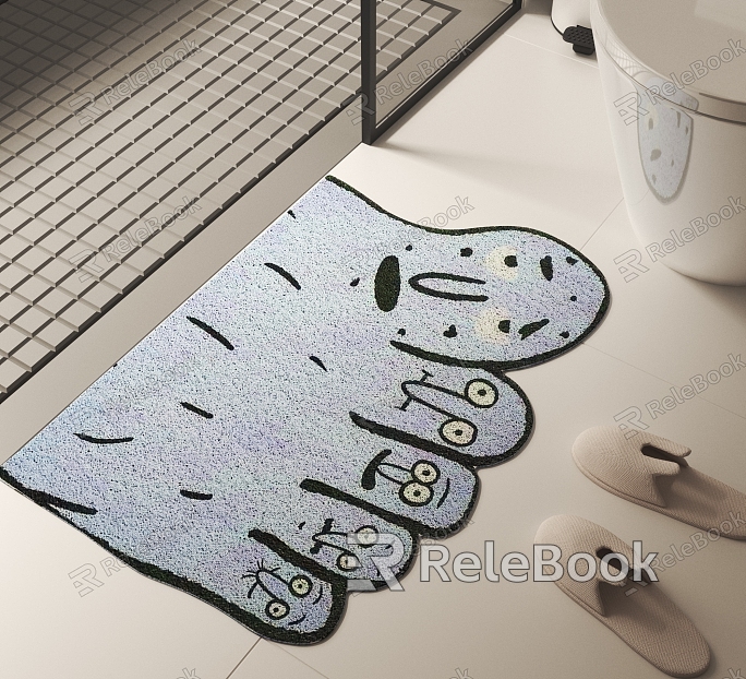 Bathroom carpet mats model