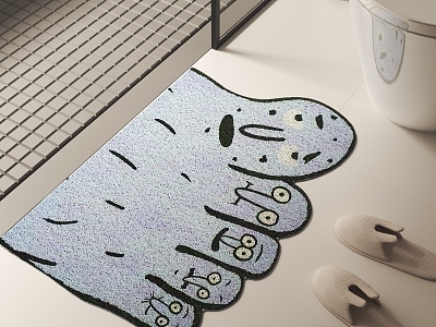 Bathroom carpet mats model