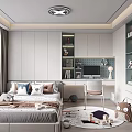 Tatami Bedroom Interior Design With Storage Bed Bookshelves Desk And Cozy Chair