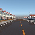 Rural Street Landscape Reconstruction 3d model