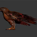 Modern Eagle Carving 3d model