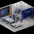Modern Monitoring Room With Multiple Screens Ergonomic Chairs Control Workstations And Wooden Slat Ceiling Lighting