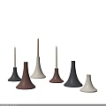 Modern Candle Holders With Different Colors And Stylish Designs For Home Decoration