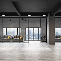 Spacious Modern Fitness Gym With Mirror Walls And Open Layout Design