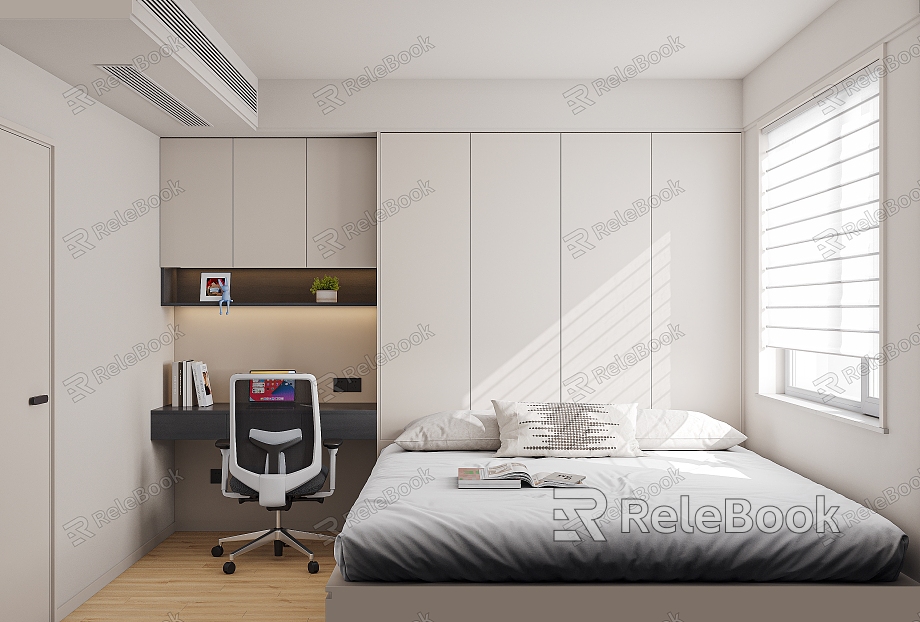 Cream style tatami boy room model