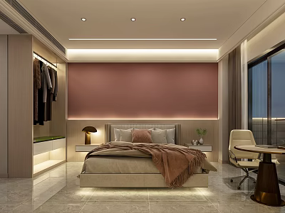 Hotel Rooms Modern Rooms 3d model