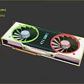 High Performance RTX 3090 Graphics Card Dual Cooling Fans With Metal Heatsink Design