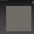 Gray Square Carpet Featuring Herringbone Pattern And Soft Texture For Living Room