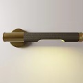 Modern Brass Wall Lamp With Woven Texture And Warm Light Design