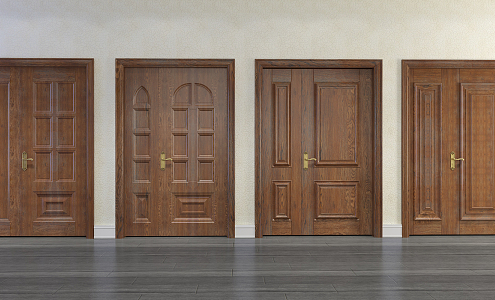 European style door 3d model