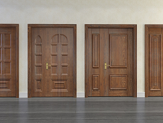 European style door 3d model