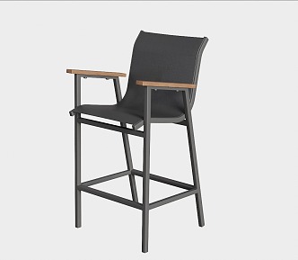 Banqueta Outdoor outdoor bar chairs 3d model