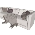 Modern Fendi double sofa 3d model