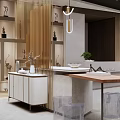 Elegant Specialty Store Interior Design With Display Shelves Sofa And Tables