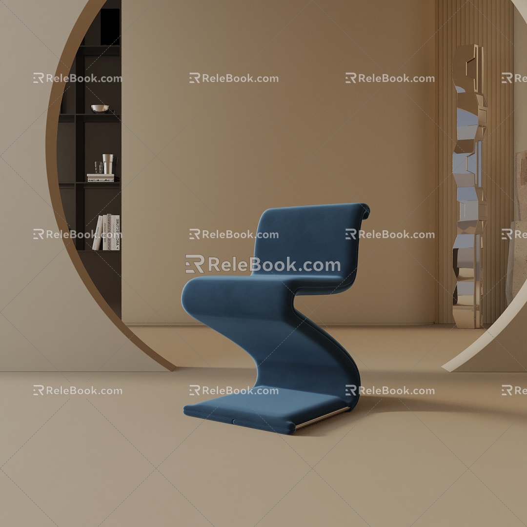 Modern table lamp 3d model