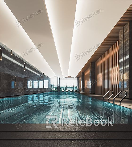 Modern Swimming Pool Bath Center Swimming Pool Spa Club Swimming Gym Indoor Swimming Pool model