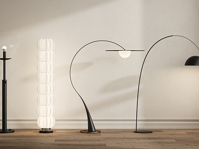 Modern floor lamp model