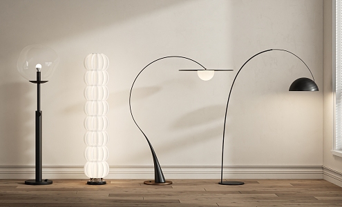 Modern floor lamp 3d model