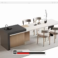 Modern Bar Counter Design With Black Top Wooden Cabinet Light Chairs And Decorative Plant