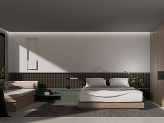 Hotel Rooms Modern Rooms 3d model