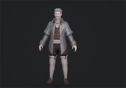 Men's Game Characters 3d model