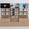 Modern Container Products Showcase Container 3d model