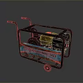 AGROTEC JANJESTARI Mechanical Equipment With Metal Frame Wheels And Engine Component