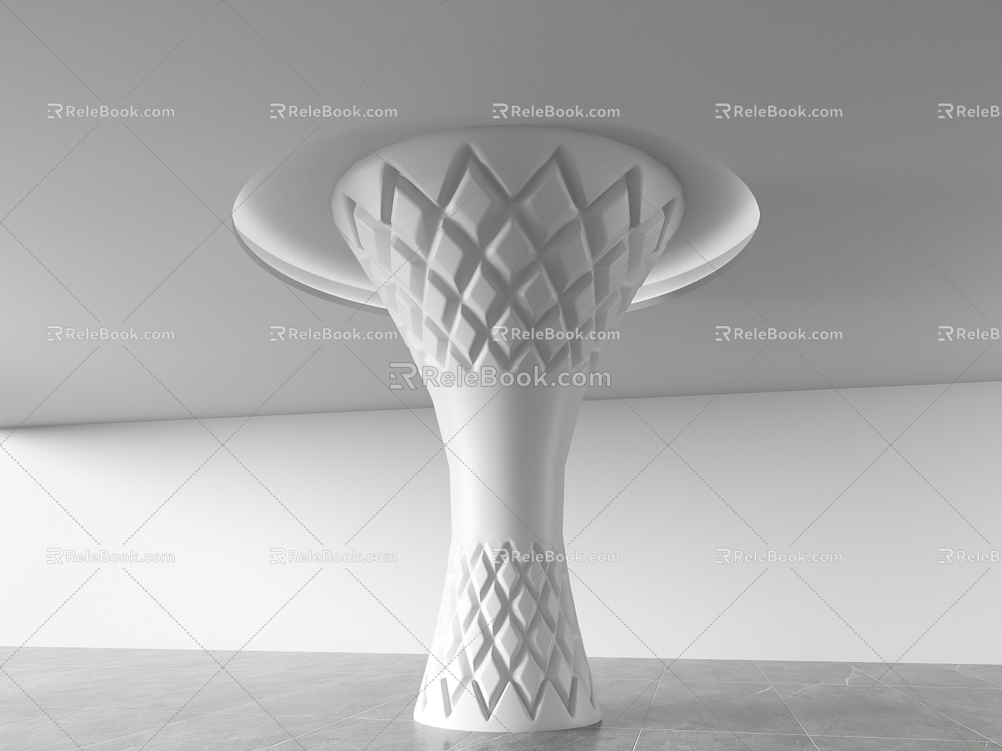 Modern Column 3d model