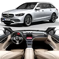 Mercedes Benz Car Exterior And Luxurious Interior