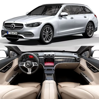 Mercedes Benz Car Exterior And Luxurious Interior 3d model Mercedes Benz Car Exterior And Luxurious Interior 3d model