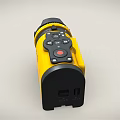 Kodak Yellow Digital Camera With Compact Design Display Screen And Lens 3d model