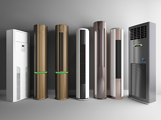 Modern air conditioner air conditioner cabinet machine vertical air conditioner 3d model